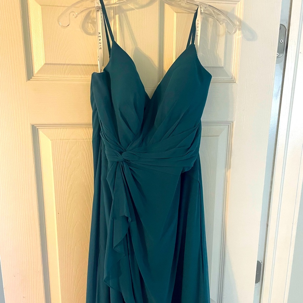 Azazie Bridesmaid Dress in Peacock